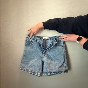 Abercrombie & Fitch Light Blue Jean Shorts
